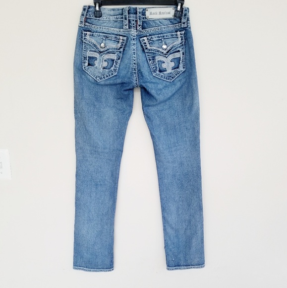 Rock Revival Lily Straight Jeans Size 28 - Picture 4 of 7